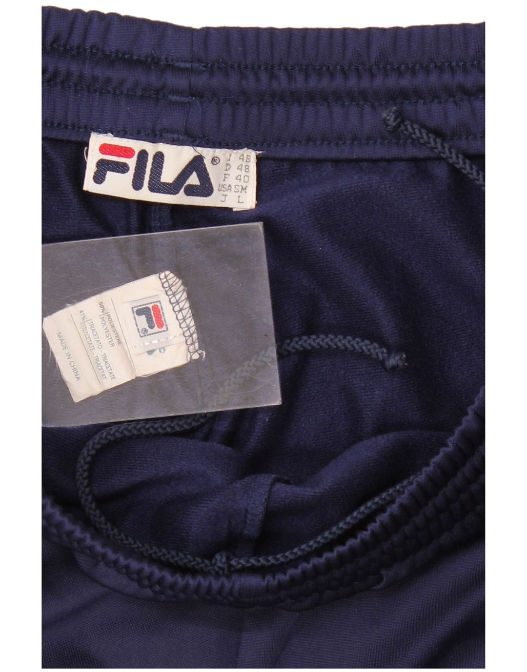 Fila Træningsdragt bukser til mænd IT 48 Medium Marineblå Colourblock Polyester