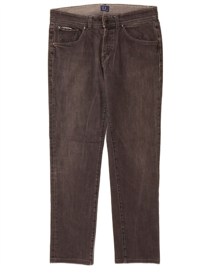 Trussardi Herre Slim Jeans W35 L32 Grå Bomuld