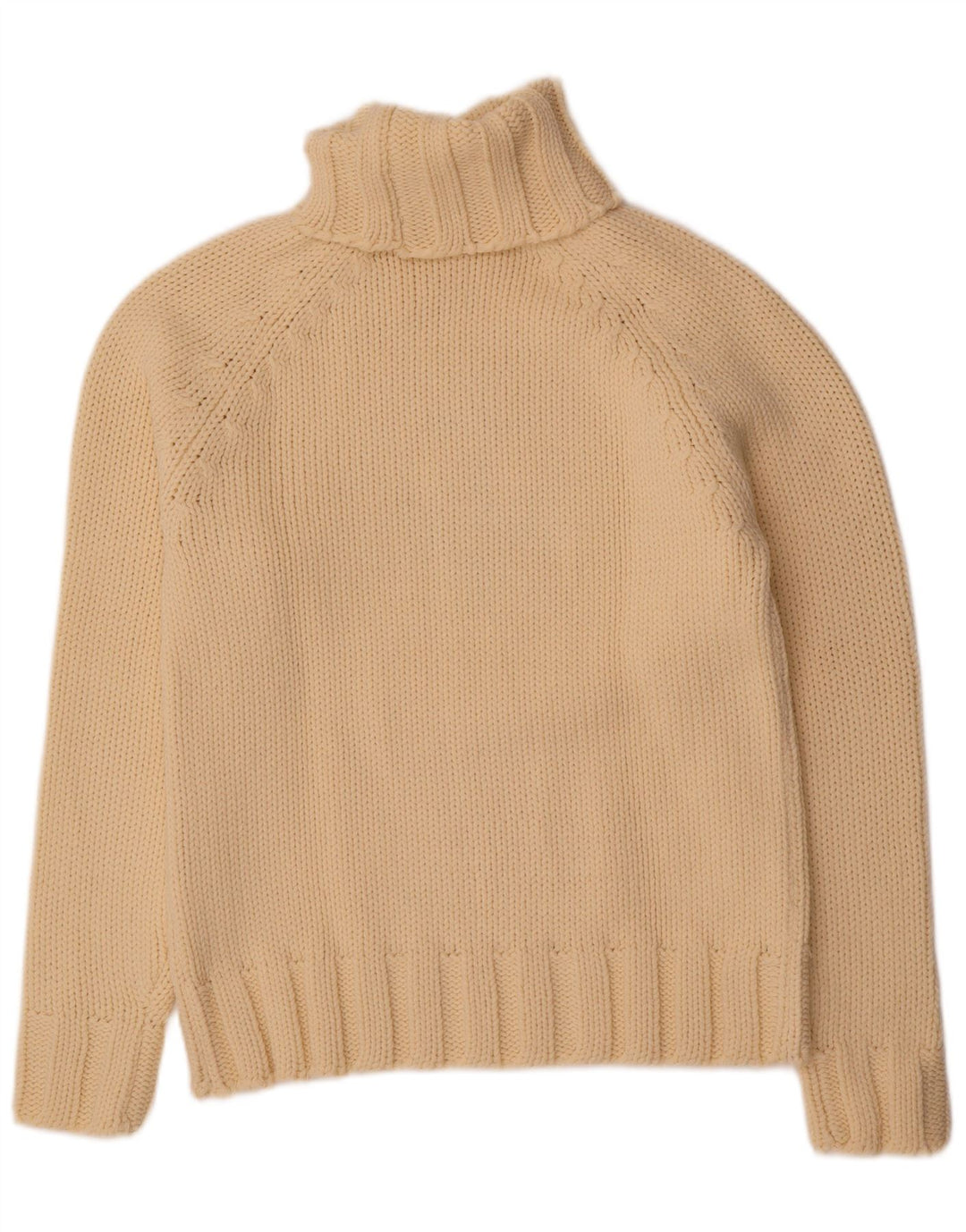 Scotch & Soda Dame grafisk rullehals sweater UK 14 Medium Beige