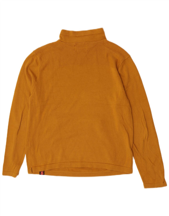 Zara Boys Turtle Neck Jumper Sweater 13-14 År Gul Bomuld