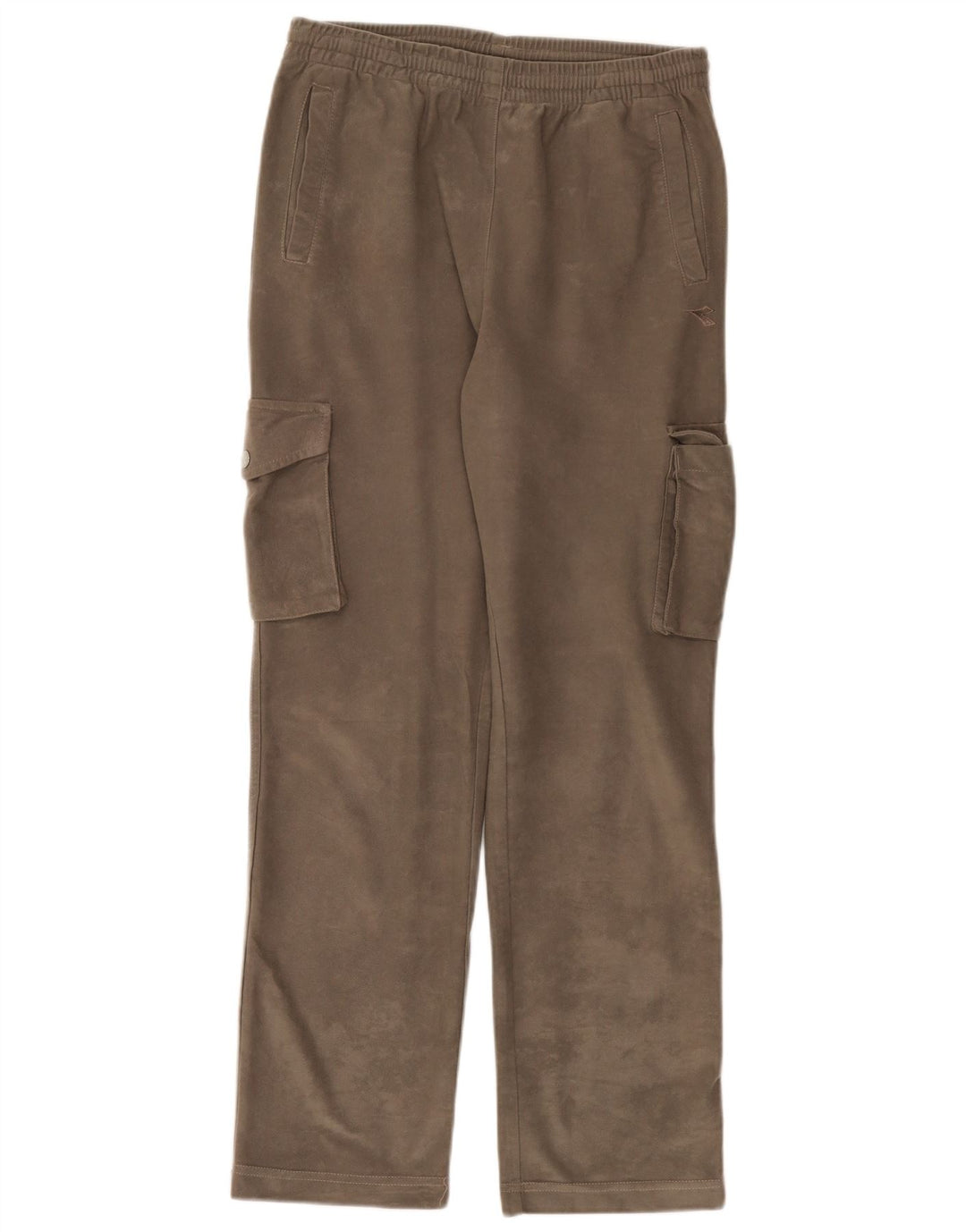 Diadora Herre Cargo Velour Træningsdragt Bukser Medium Grå Polyester
