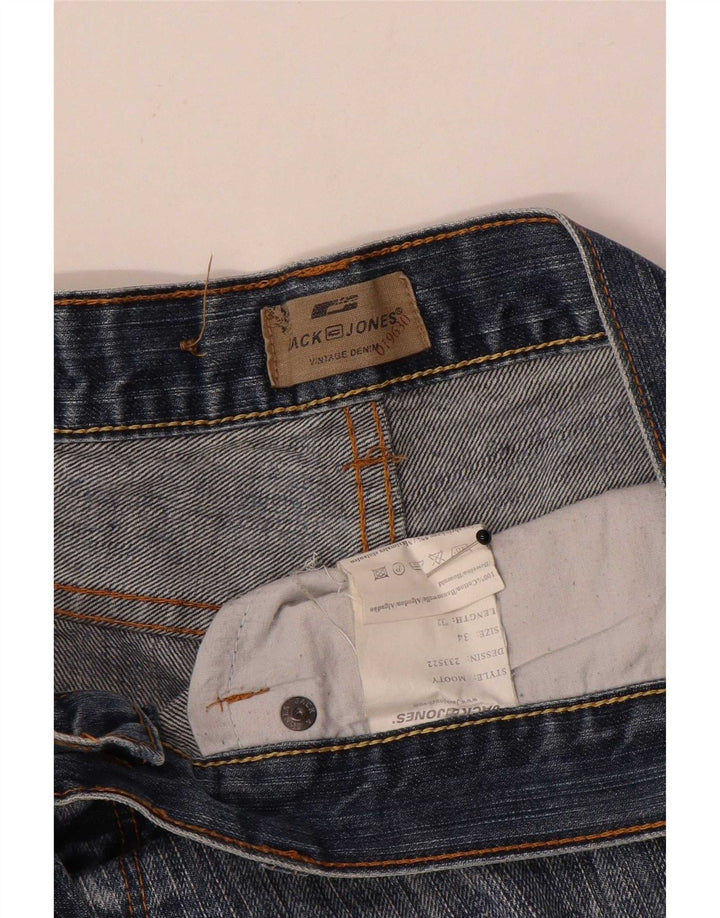 Jack & Jones Bootcut-jeans til mænd W34 L32 Blue Cotton