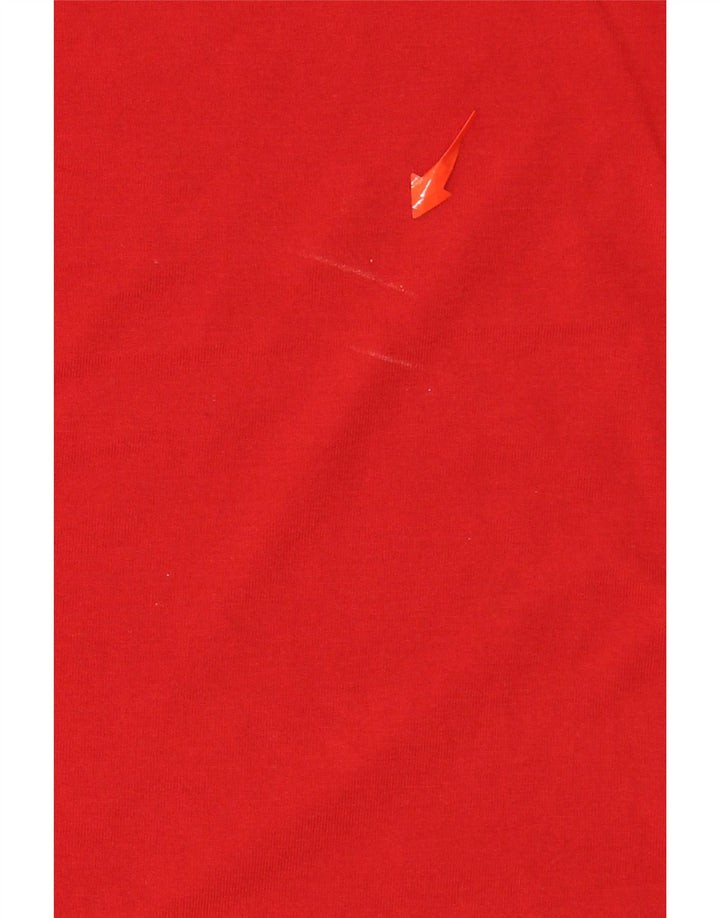 ADIDAS Mens T-Shirt Top Small Red Polyester