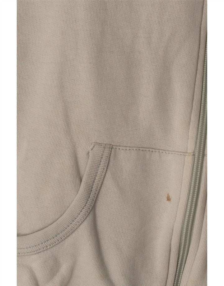 ADIDAS Womens Crop træningsdragt topjakke UK 14 Large Off White