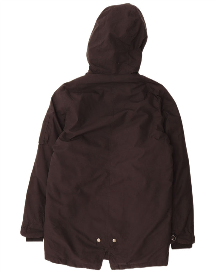 Jack & Jones Herre Hooded Parka Jacket UK 34 XS Sort Polyester