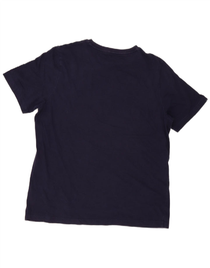 Puma Herre grafisk T-shirt Top Stor marineblå bomuld