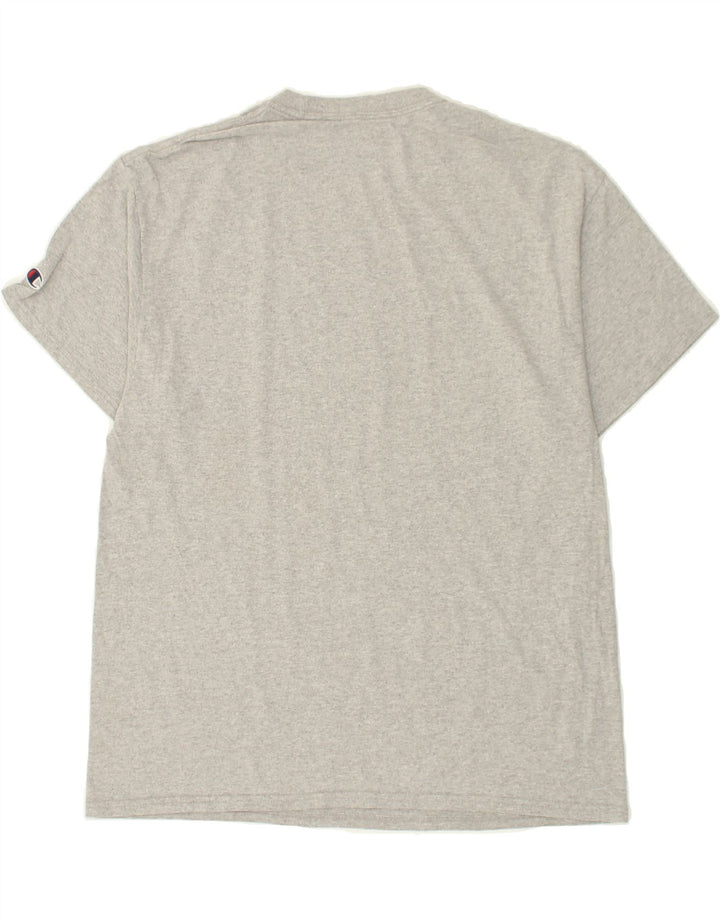 CHAMPION Womens Graphic T-Shirt Top Large Grey Vintage Champion and Second-Hand Champion from Messina Hembry 