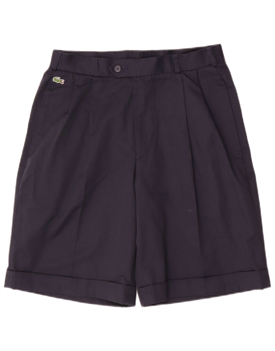 Lacoste Mens Pegged Chino Shorts Størrelse 40 Medium W32 Marineblå Bomuld