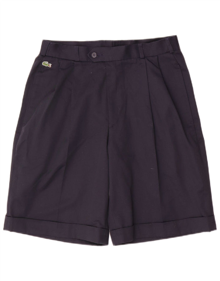 Lacoste Mens Pegged Chino Shorts Størrelse 40 Medium W32 Marineblå Bomuld