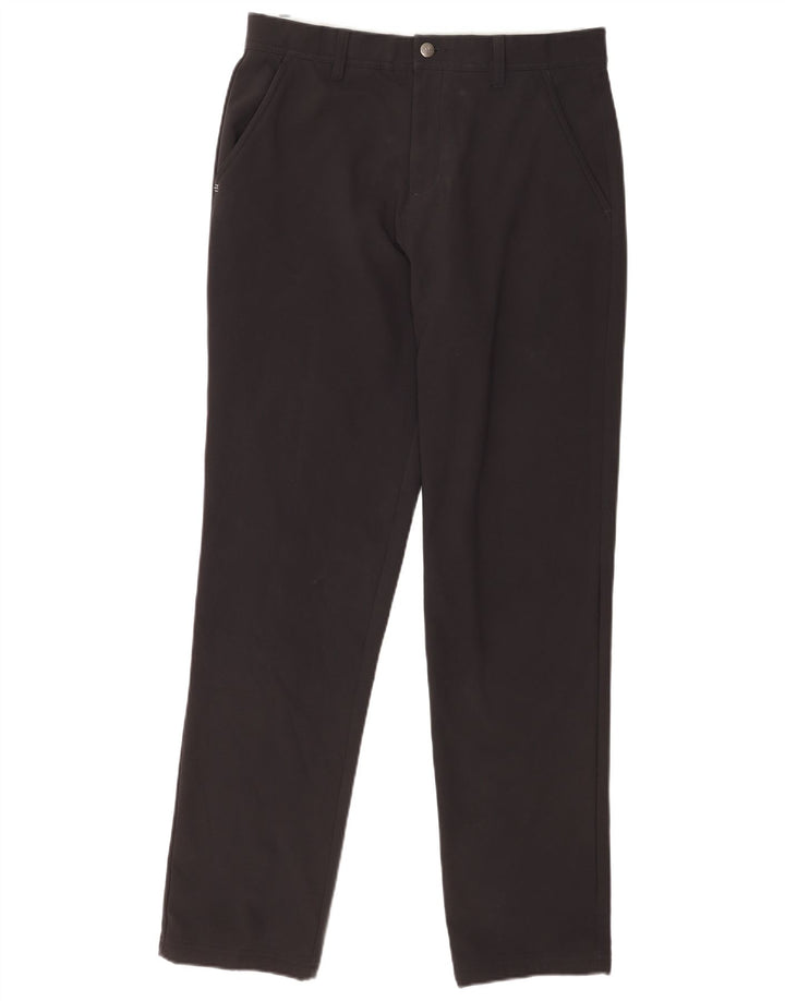 Adidas Herre Slim Chino Bukser W32 L32 Sort Polyester