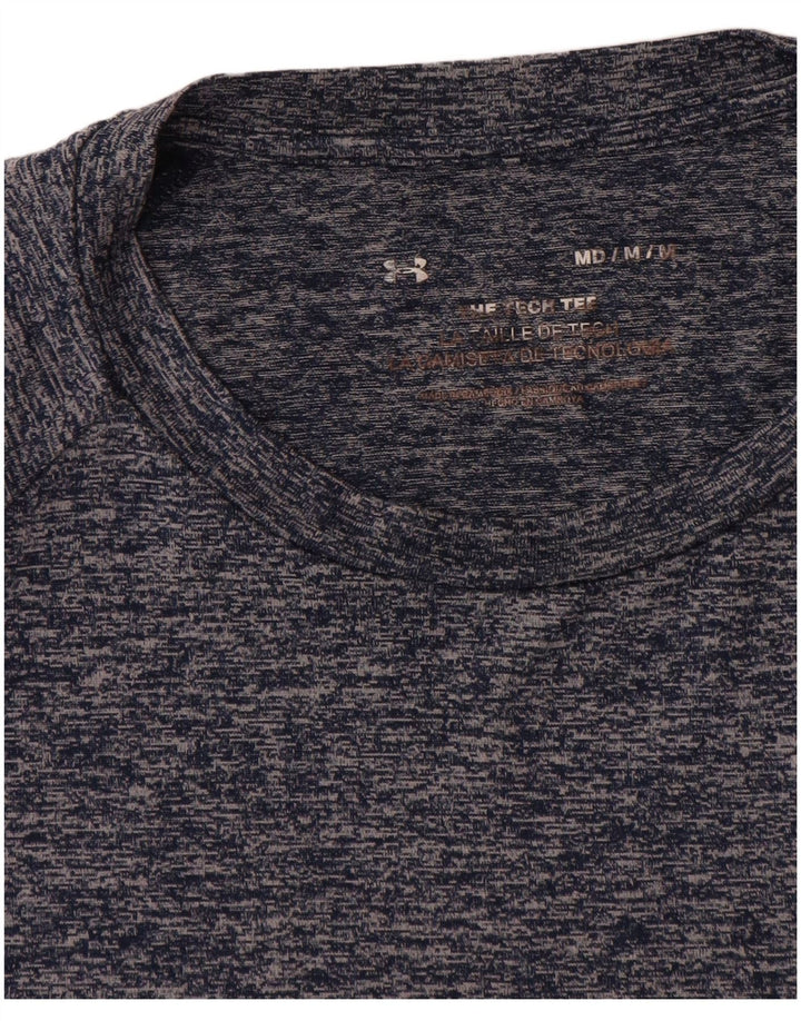 Under Armour Herre T-shirt Top Medium Navy Blue Flecked
