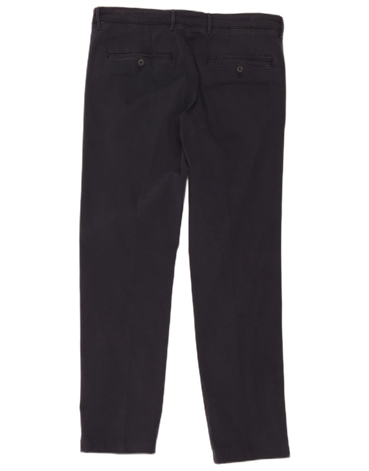 Hugo Boss Herre Lige Chino Bukser IT 48 Medium W32 L29 Marineblå