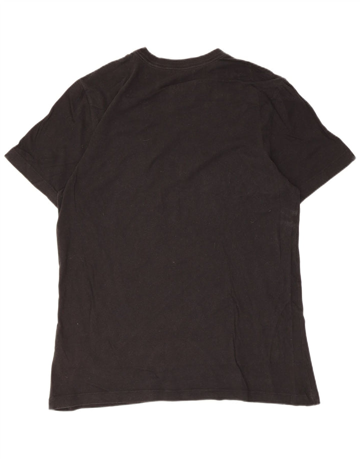 Nike Herre grafisk T-shirt Top Medium Sort Bomuld