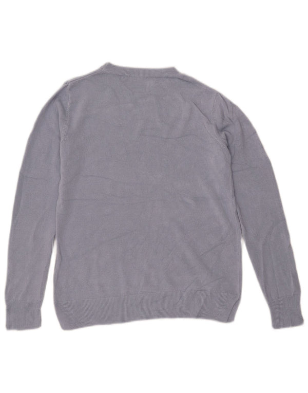 Marks & Spencer Dame Oversized Crew Neck sweater UK 10 Small Blue