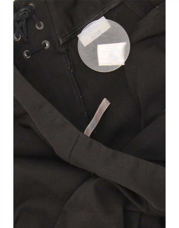 Oasis Dame Bootcut Suit Bukser UK 10 Small W28 L31 Black Polyester