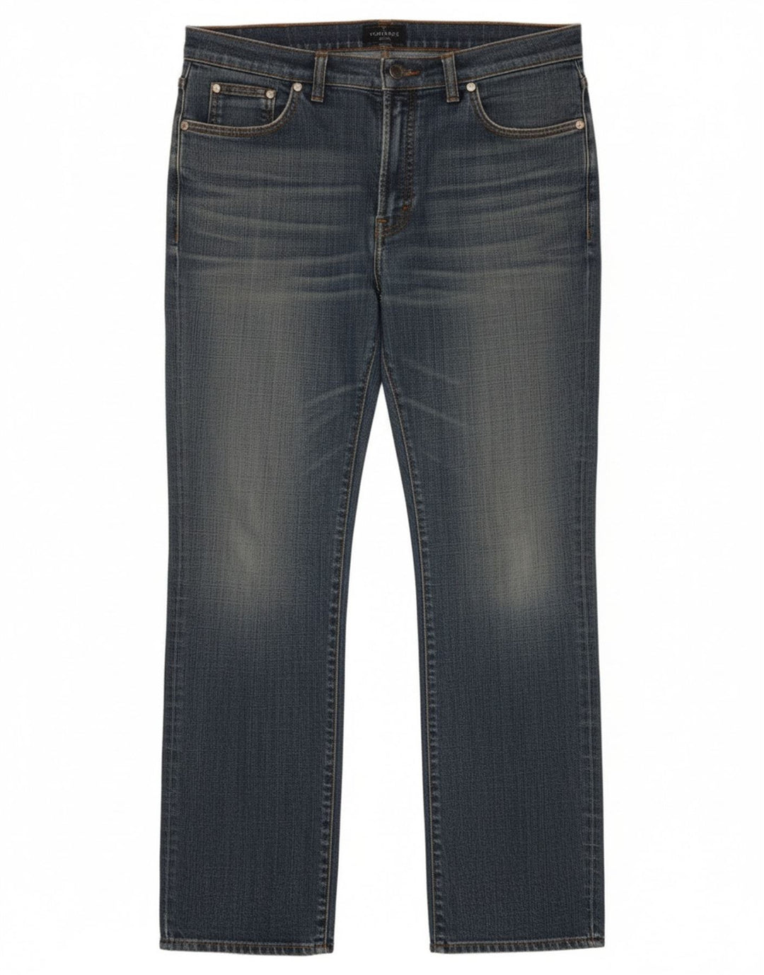 Trussardi lige jeans til kvinder W30 L32 blå bomuld