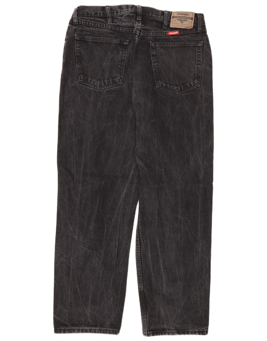 Wrangler Herre Relaxed Fit Straight Jeans W36 L30 Grå Bomuld