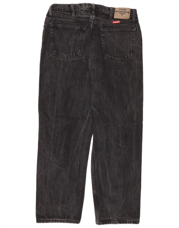 Wrangler Herre Relaxed Fit Straight Jeans W36 L30 Grå Bomuld