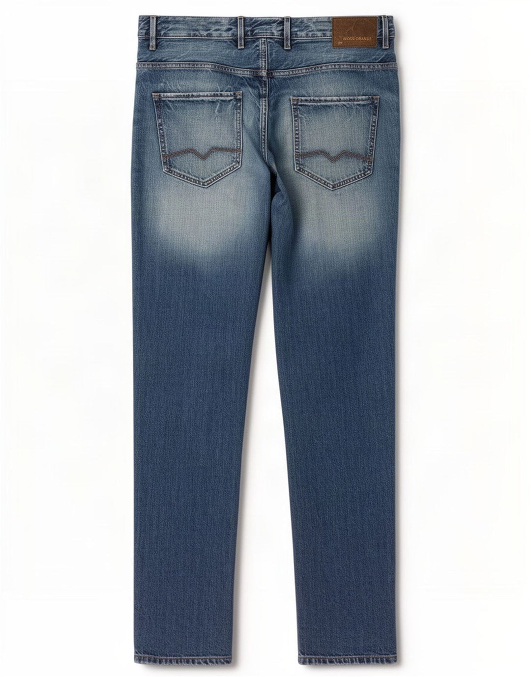 Hugo Boss Herre Slim Jeans W33 L34 Blå Bomuld