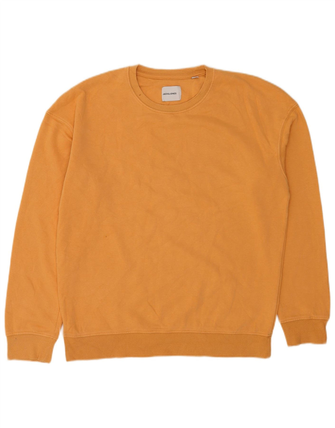 Jack & Jones Sweatshirt til mænd, stor orange bomuld
