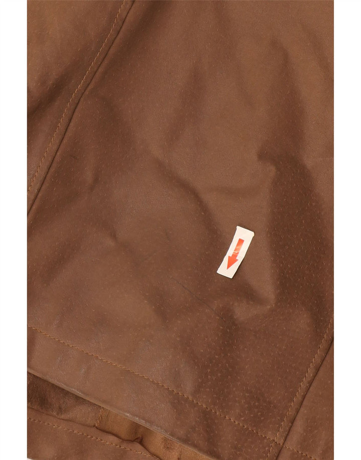 Route 66 Herre Læderjakke UK 38 Medium Beige Læder