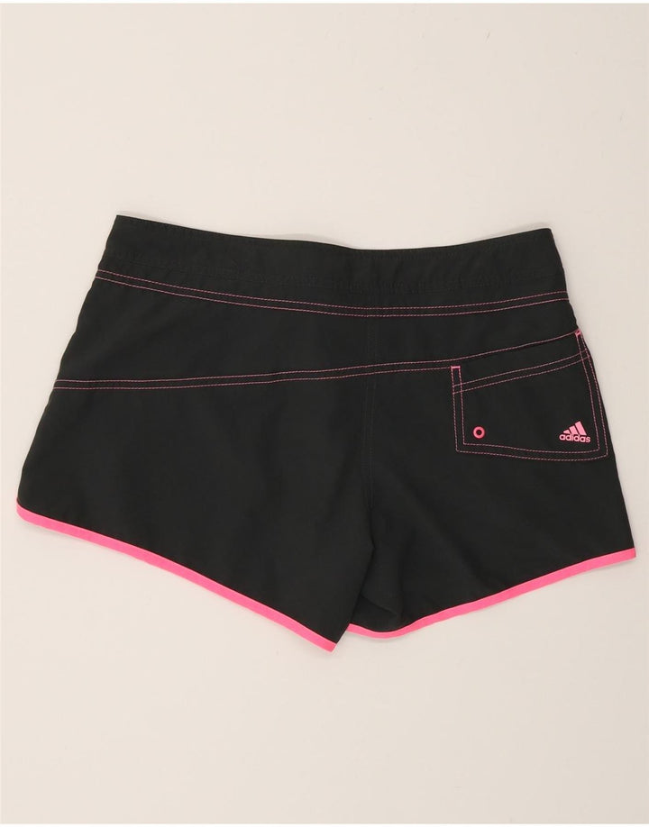 Adidas svømmeshorts til kvinder UK 8 Small Black Polyester