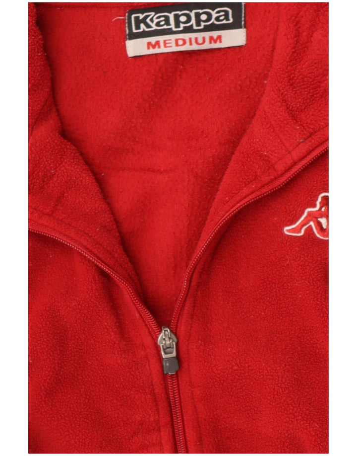 Kappa Herre Fleecejakke UK 38 Medium Rød Polyester