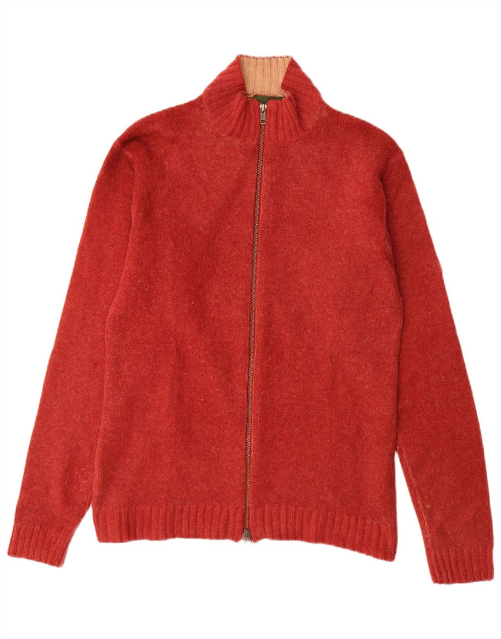Timberland Herre Cardigan Sweater Lille rød lammeuld