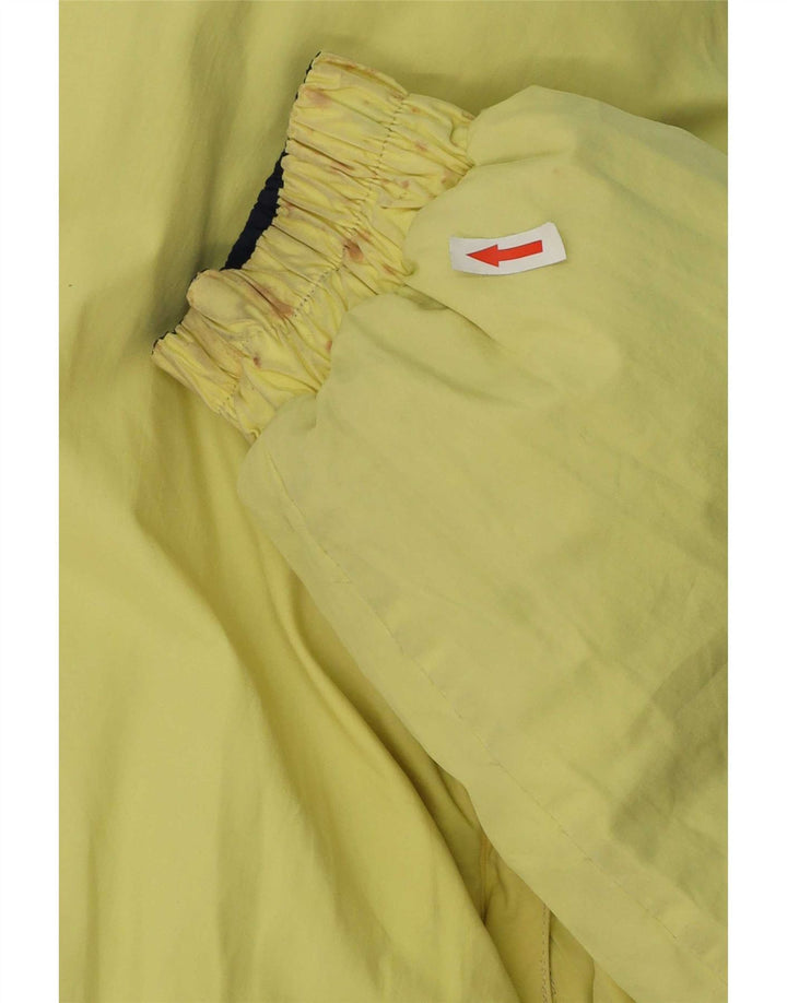 Vintage herre vendbar polstret jakke UK 38 Medium marineblå nylon