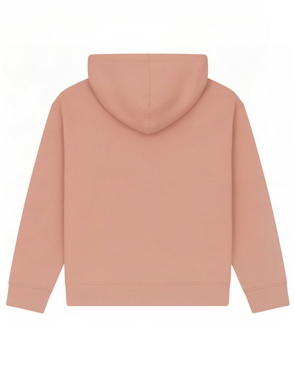 Champion Dame Grafisk Hoodie Jumper UK 16 Large Pink Bomuld