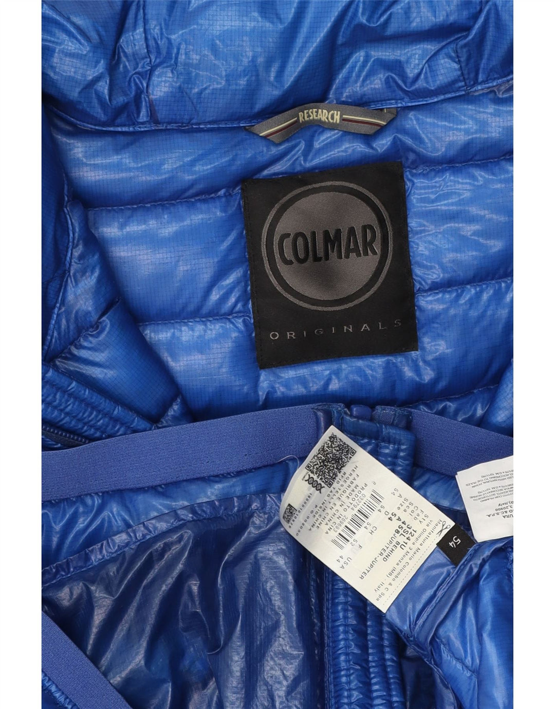 Colmar Herre hættepolstret jakke IT 54 Stor blå polyester