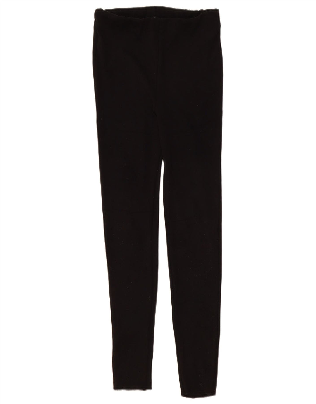 Zara Dame Leggings UK 12 Medium Sort Polyester