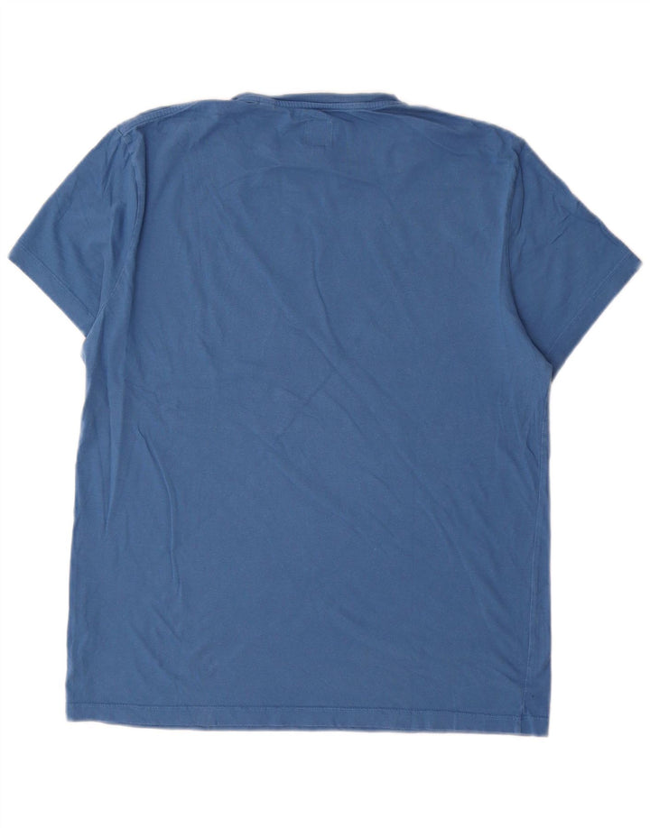 JACK WILLS Mens Graphic T-Shirt Top Medium Blue Cotton