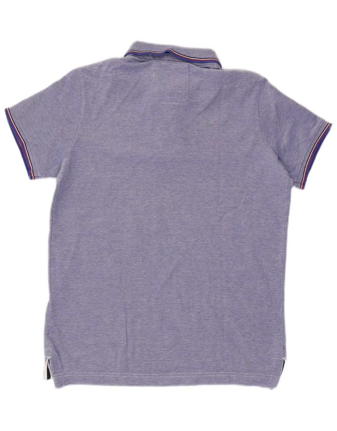 Superdry herre poloshirt mellemblå stribet