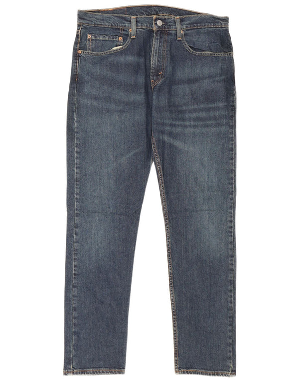 Levi's Herre 512 Slim Tapered Jeans W34 L32 Blå Bomuld