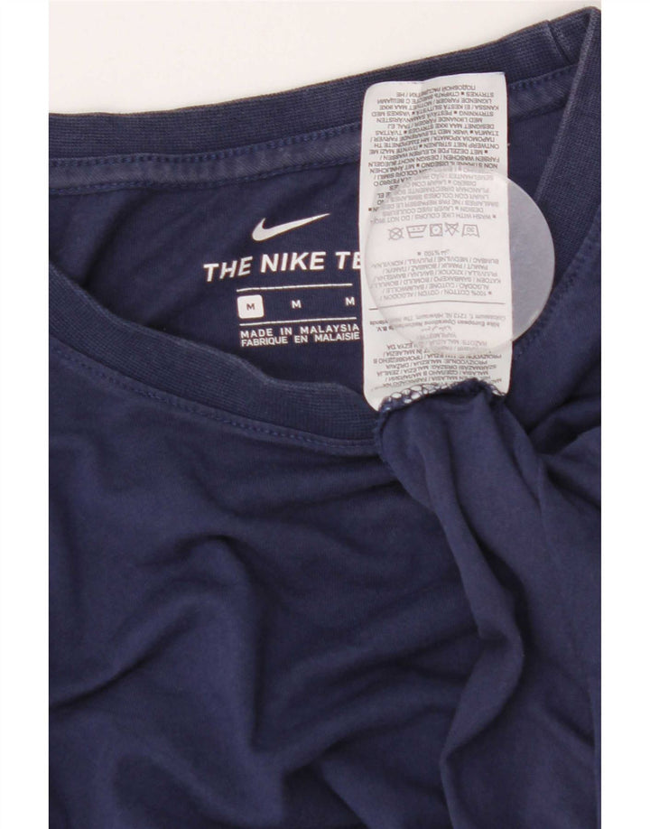 Nike T-shirt til mænd, medium marineblå bomuld