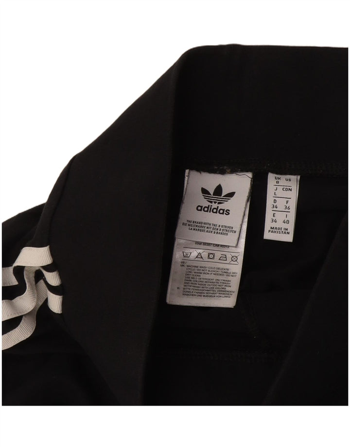 Adidas Dame Leggings UK 8 Small Black Bomuld