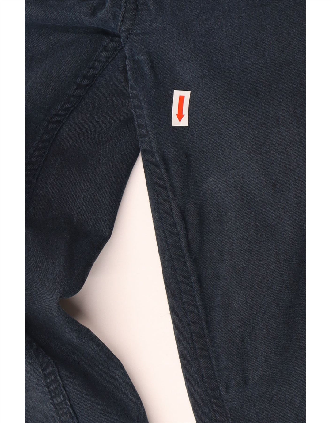 FET FACE Dame Skinny Jeans UK 10 Small W28 L28 Navy Blue