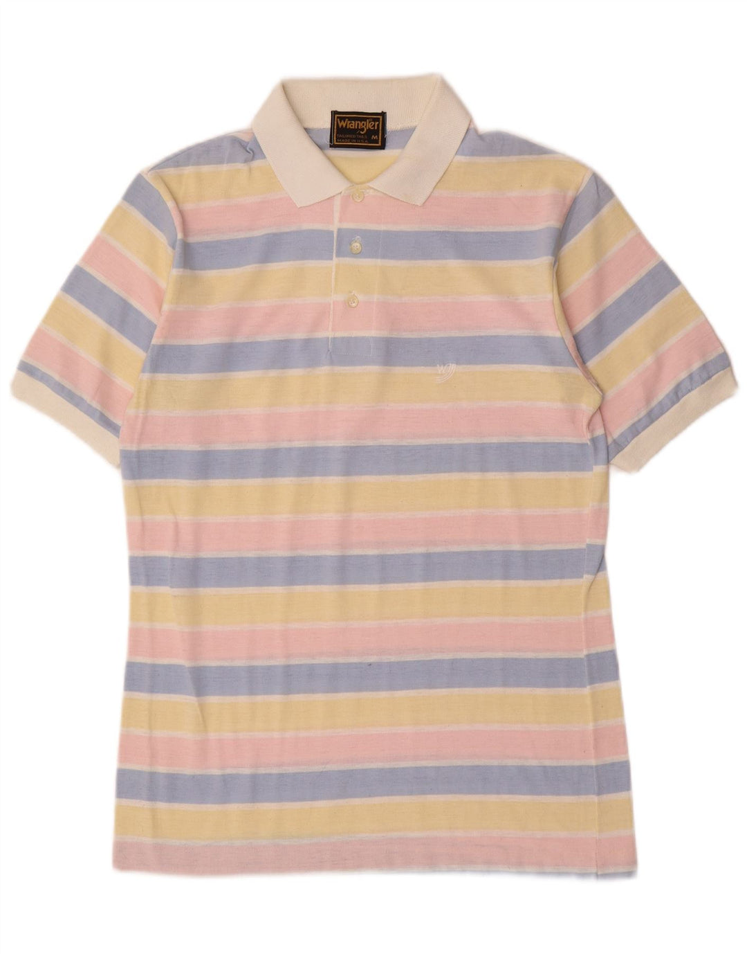 WRANGLER Poloshirt til mænd Medium Flerfarvet stribet polyester