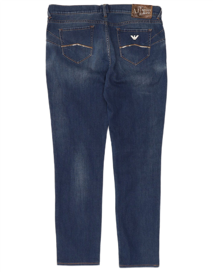 Armani Dame Slim Jeans W31 L27 Blå Bomuld