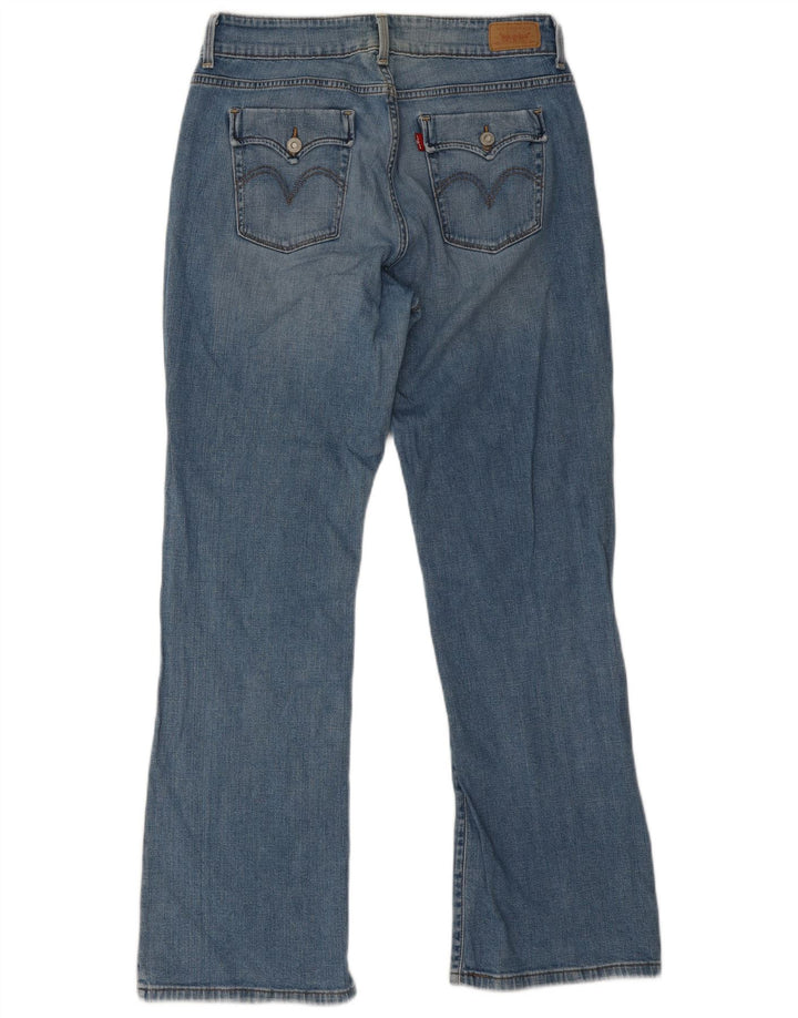 Levi's Womens 528 Curvy Bootcut Jeans US 14 Large W32 L31 Blue Bomuld