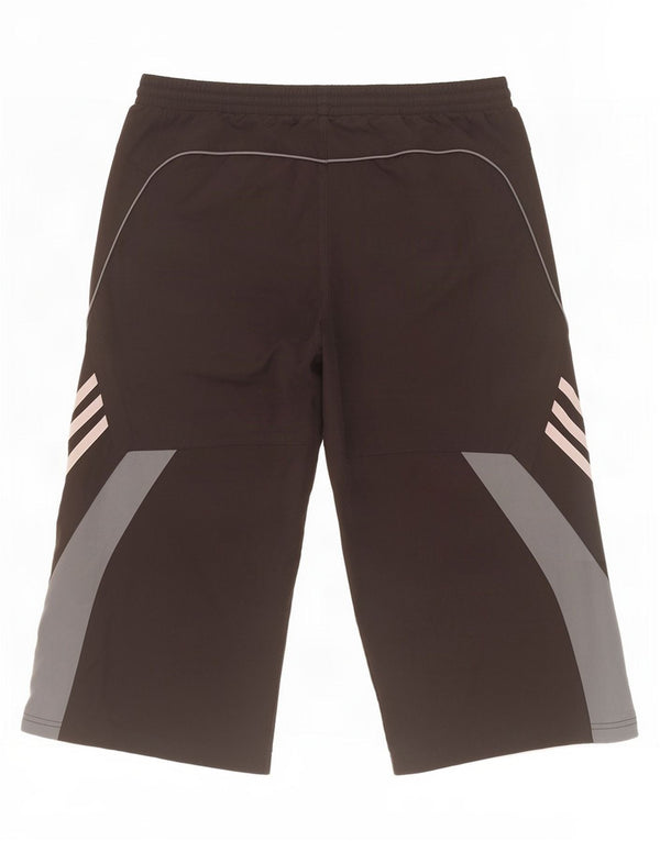Adidas Herre Bermuda Sport Shorts UK 38 Medium Sort Colourblock Polyester