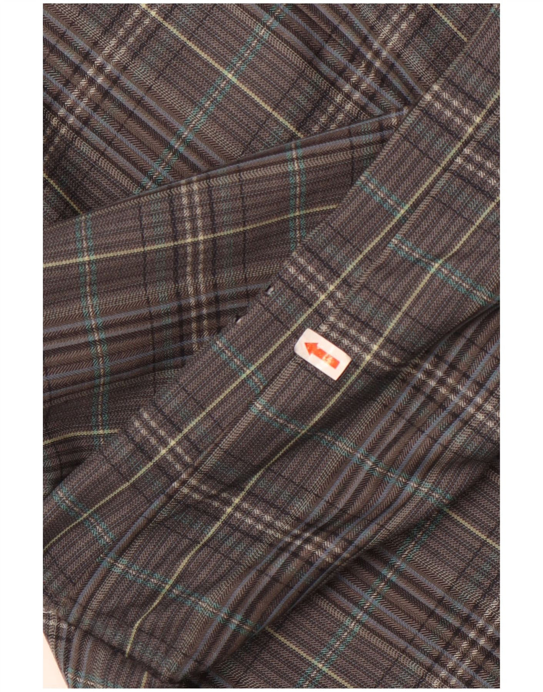 Gianluca Lorenzi Herre 2-knaps blazerjakke IT 56 3XL grå ternet uld