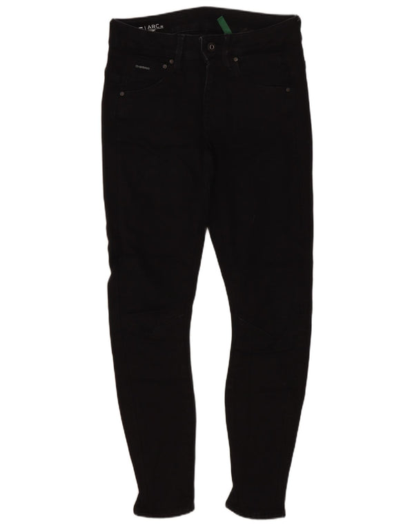 G-Star Dame Crop Skinny Jeans W25 L25 Sort Bomuld