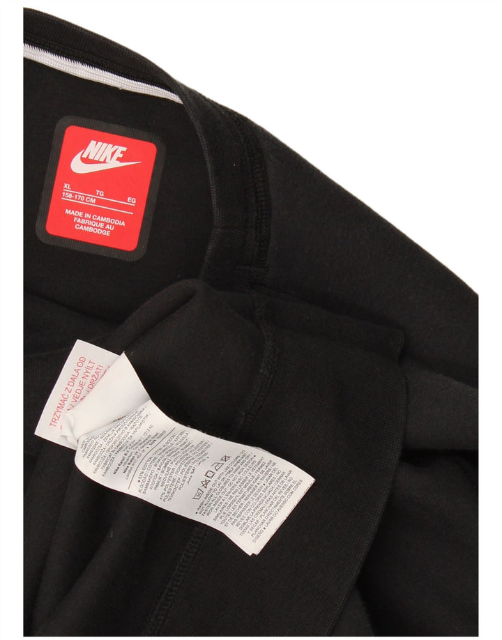 Nike Boys Sweatshirt Jumper 13-14 år XL Sort bomuld