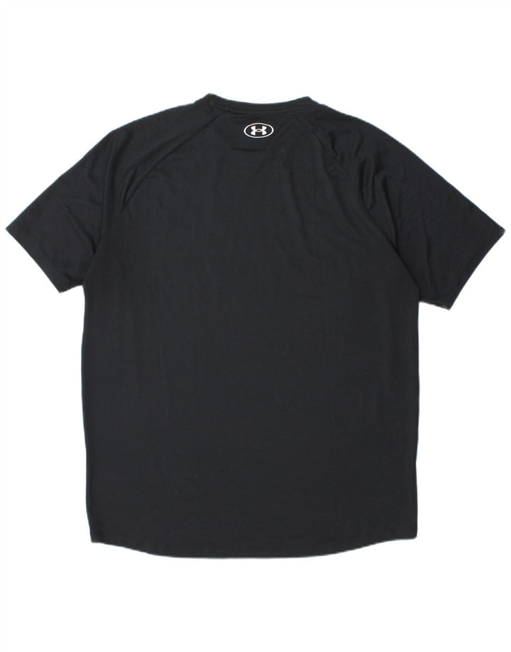 UNDER ARMOUR Herre Grafisk T-Shirt Top Stor Sort