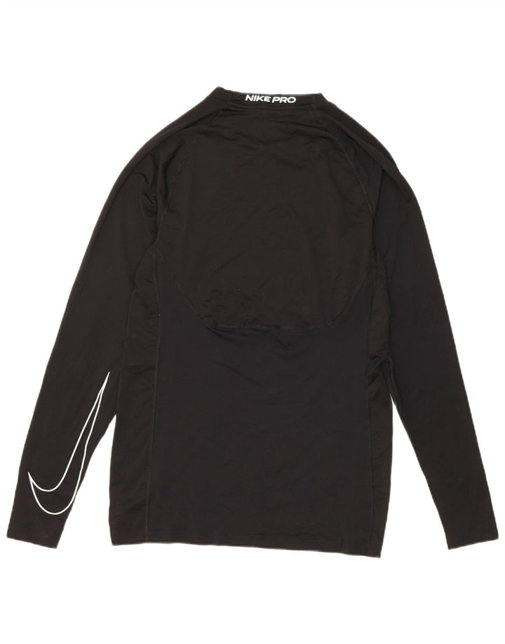 Nike Herre Dri Fit Slim Top Langærmet Lille Sort Polyester