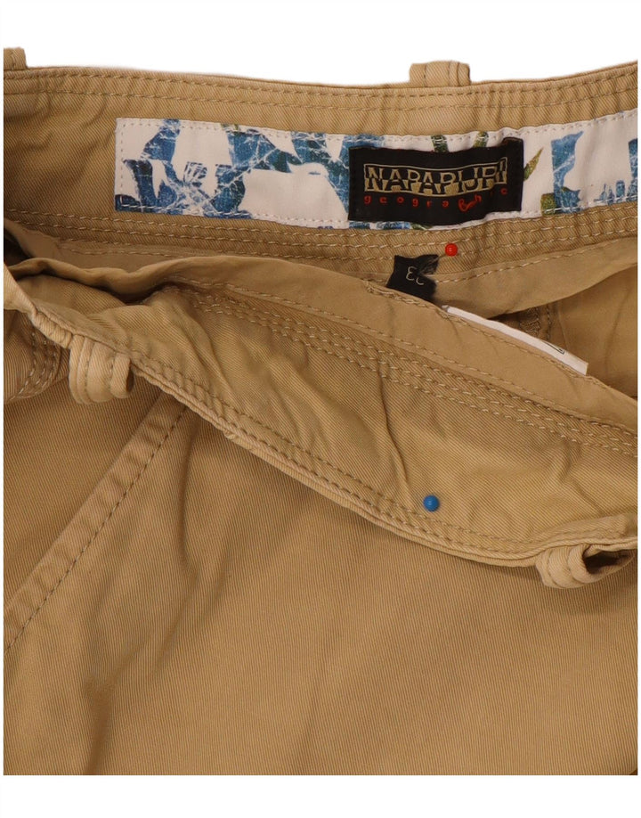 Napapijri Herre Geographic Cargo Shorts W33 Large Beige
