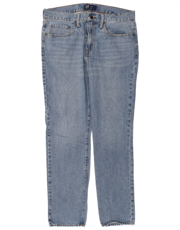 Gap Herre Slim Jeans W34 L32 Blå Bomuld