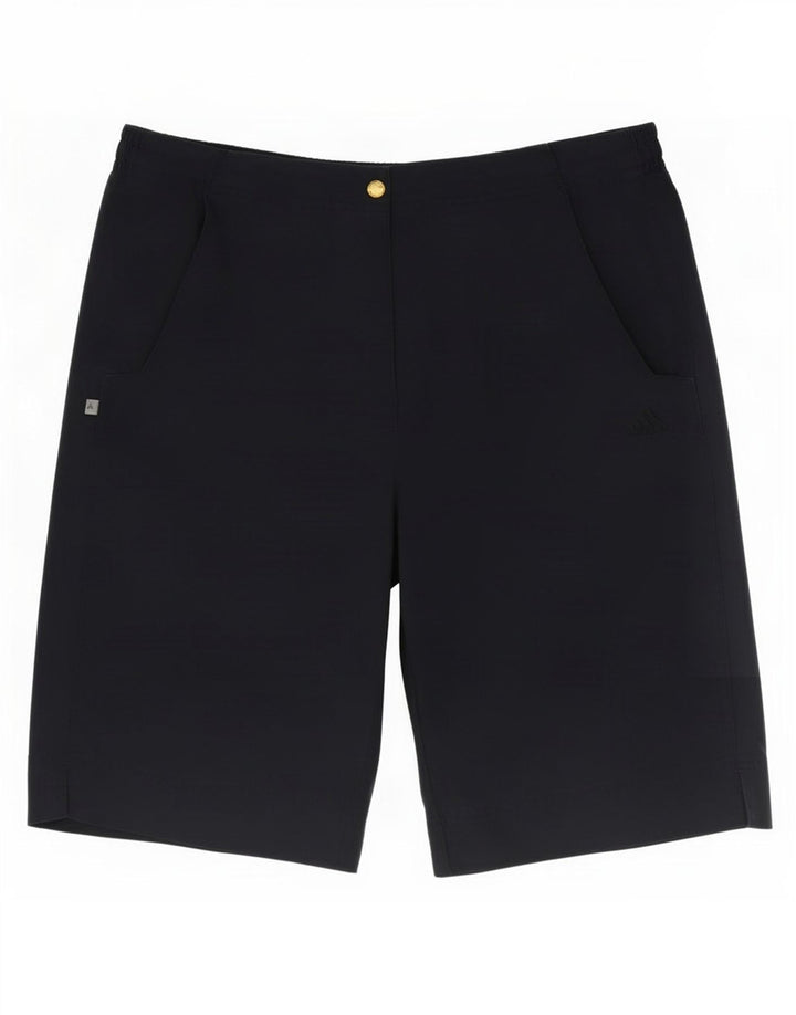 Adidas Bermuda Shorts til kvinder UK 14 Medium W32 Marineblå polyester
